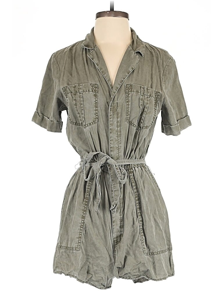 Pre-owned Express Romper In Gray