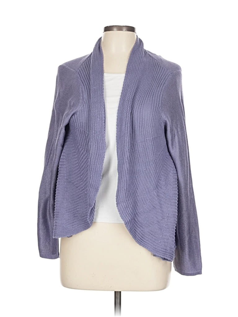 Click to view more detailed imagery on our partner's website Pre-owned Chico's Cardigan Sweater In Purple