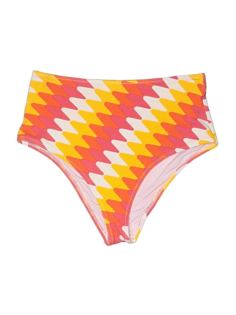 Pre-owned Aerie Swimsuit Bottoms In Orange