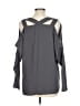Juicy Couture 100% Polyester Gray Long Sleeve Blouse Size L - photo 2