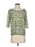 Tracy Reese Tweed Green 3/4 Sleeve T-Shirt Size S - photo 1
