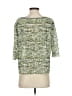 Tracy Reese Tweed Green 3/4 Sleeve T-Shirt Size S - photo 2
