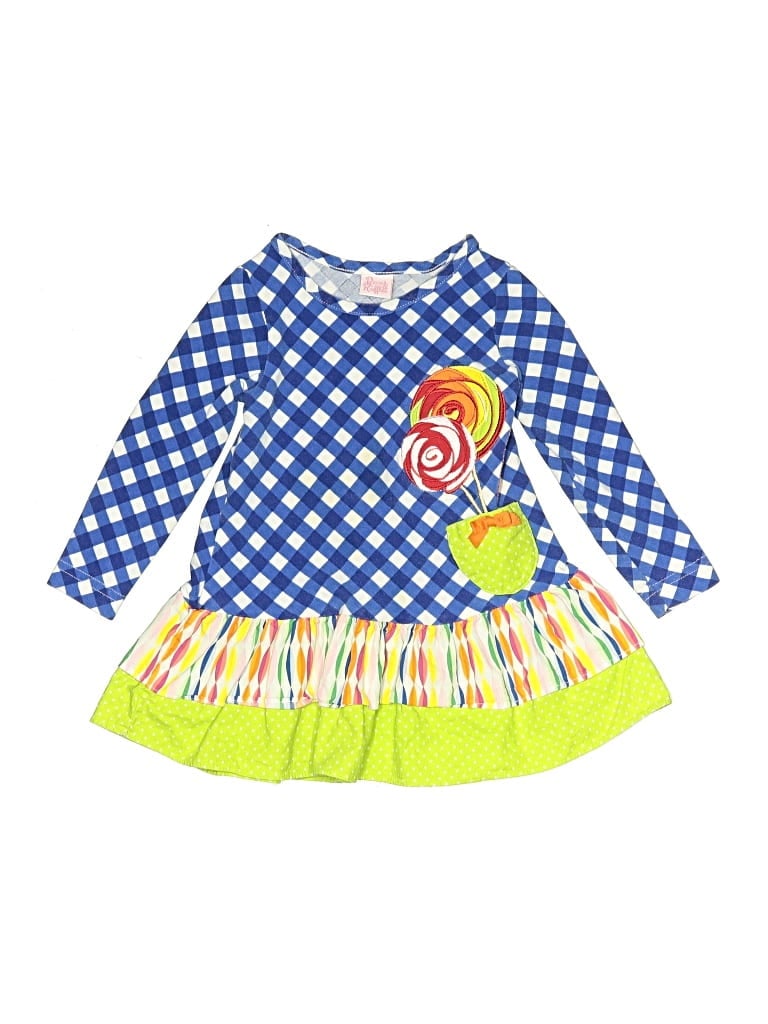 Pre-owned Assorted Brands Kids' Dress In Blue