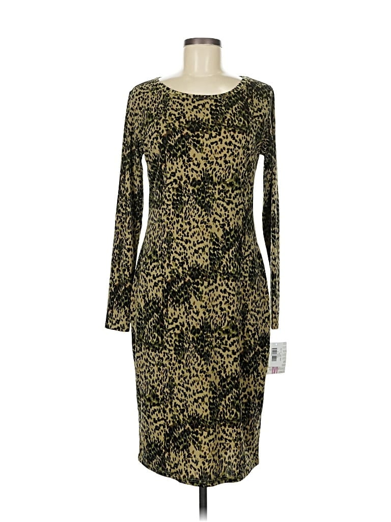 Pre-owned Lularoe Cocktail Dress In Gold