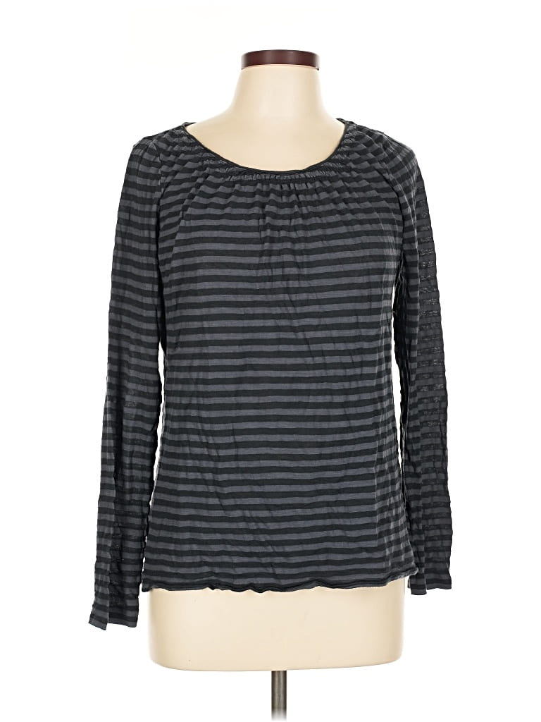 Pre-owned Ann Taylor Loft Long Sleeve T-shirt In Purple