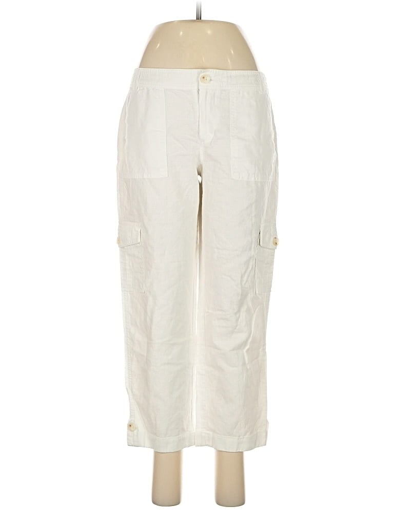 Pre-owned Banana Republic Factory Store Cargo Pants In White