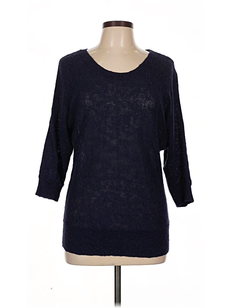Pre-owned Ann Taylor Loft Pullover Sweater In Blue