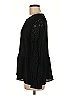 Ann Taylor LOFT 100% Polyester Black Long Sleeve Top Size M - photo 5