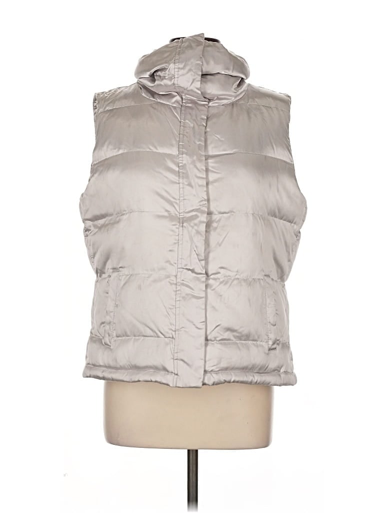 Pre-owned Talbots Vest In Silver