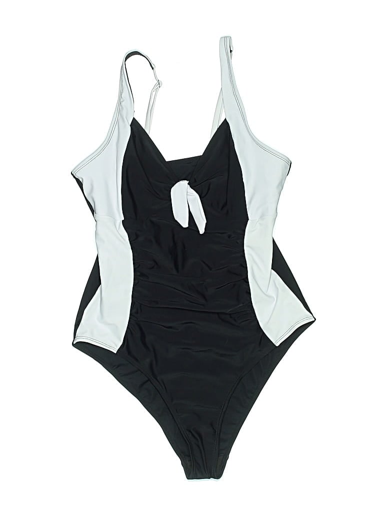 Pre-owned Unbranded One Piece Swimsuit In Black
