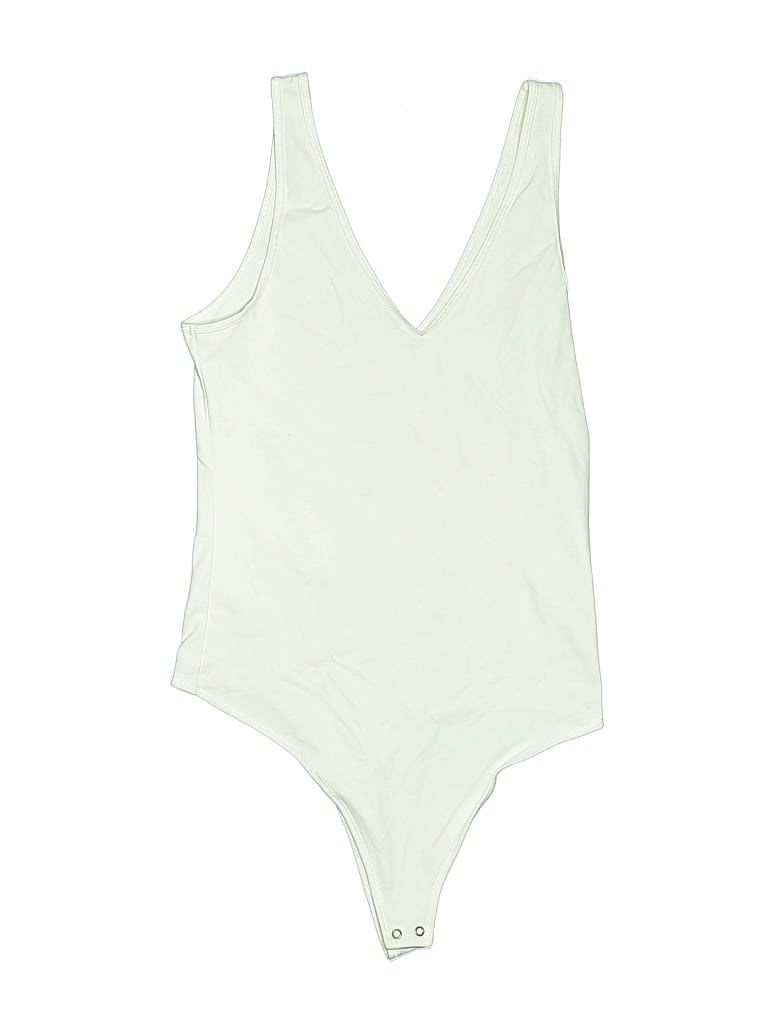 Pre-owned Abercrombie & Fitch Bodysuit In White