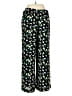 Halogen 100% Polyester Floral Black Casual Pants Size S - photo 2