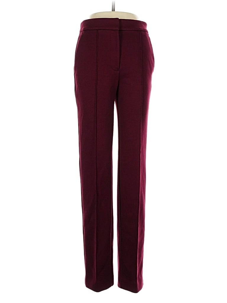 Pre-owned Ann Taylor Factory Casual Pants In Burgundy