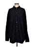Basler Solid Black Long Sleeve Button-Down Shirt Size 2 - photo 1