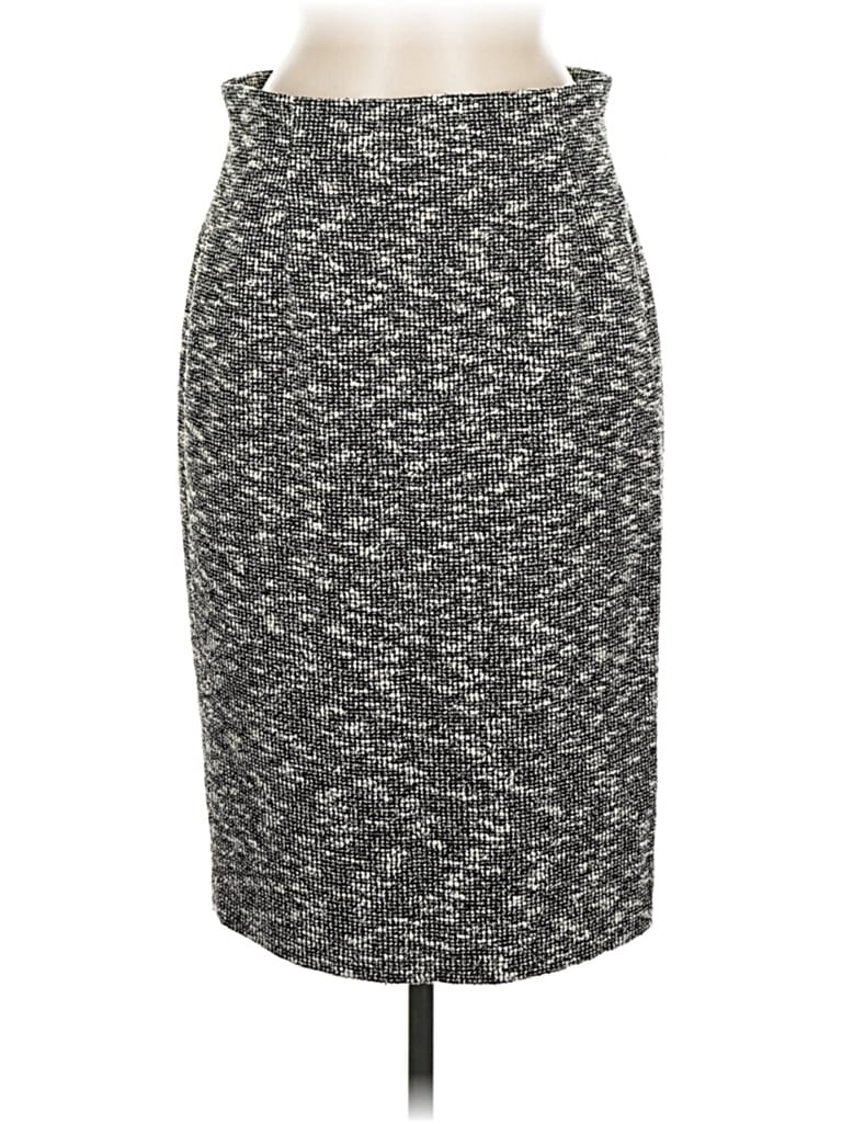 Pre-owned Lafayette 148 Casual Skirt In Gray