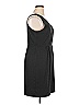 J. Peterman 100% Polyester Solid Black Casual Dress Size XL - photo 4