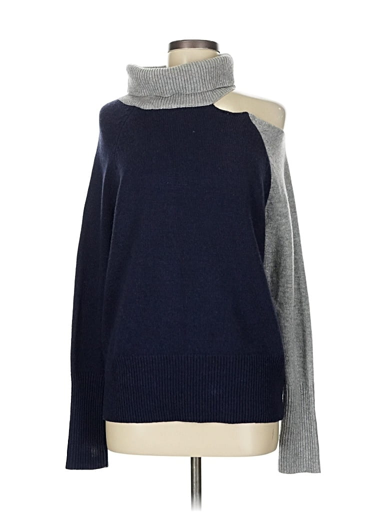 Click to view more detailed imagery on our partner's website Pre-owned Central Park West Turtleneck Sweater In Blue
