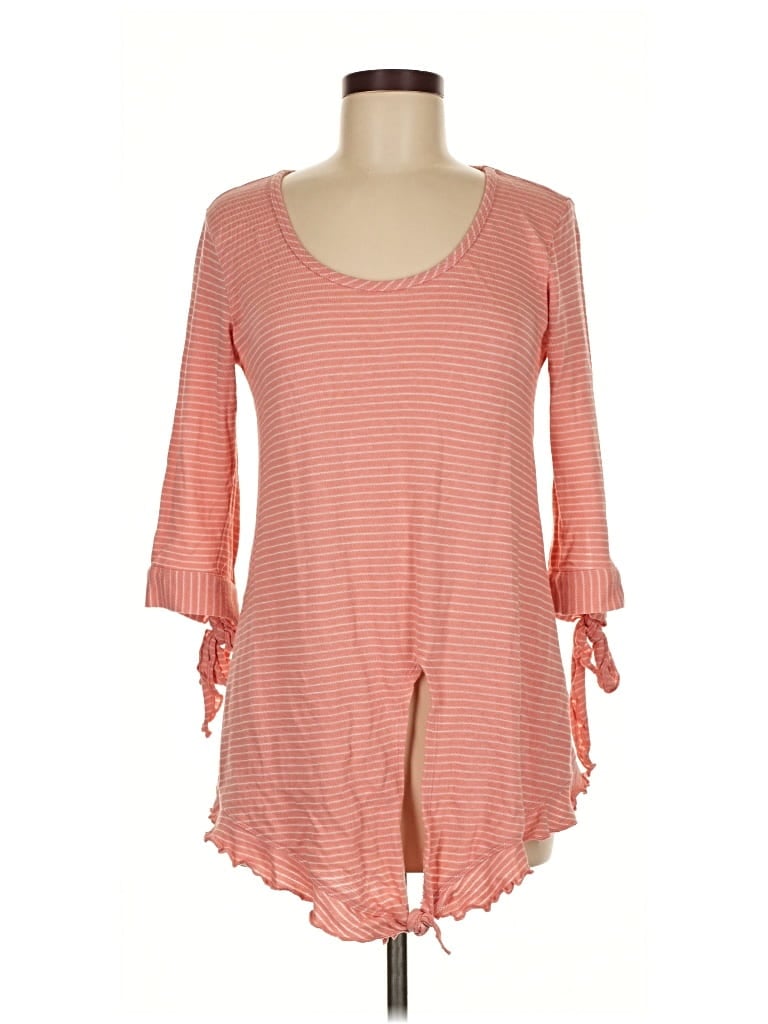 Click to view more detailed imagery on our partner's website Pre-owned Simply Noelle 3/4 Sleeve T-shirt In Orange