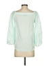 Massimo Dutti Green 3/4 Sleeve Blouse Size 2 - photo 2