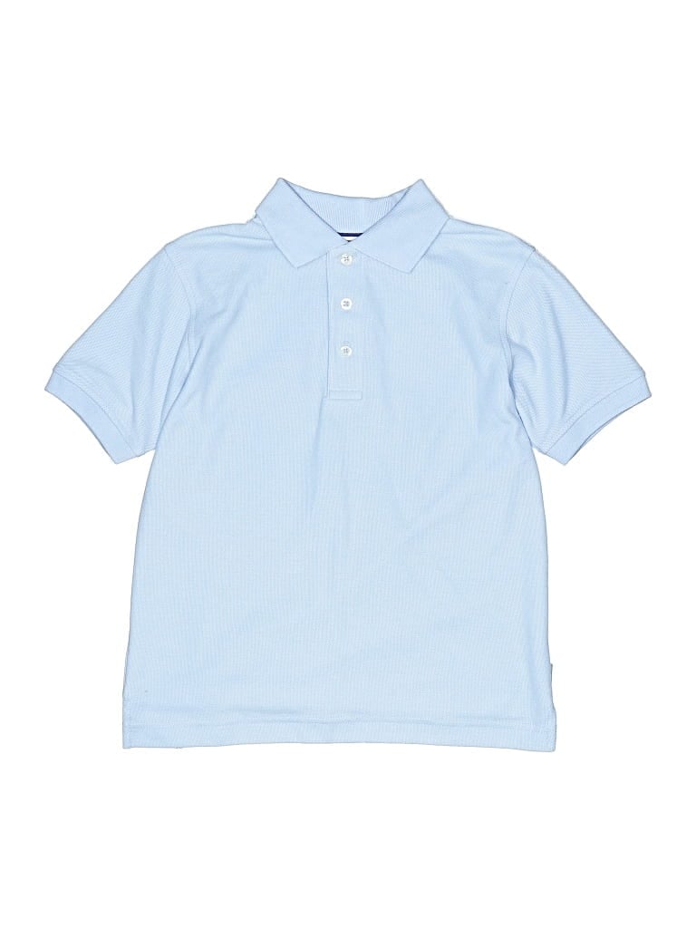 Pre-owned French Toast Kids' Short Sleeve Polo Shirt In Blue