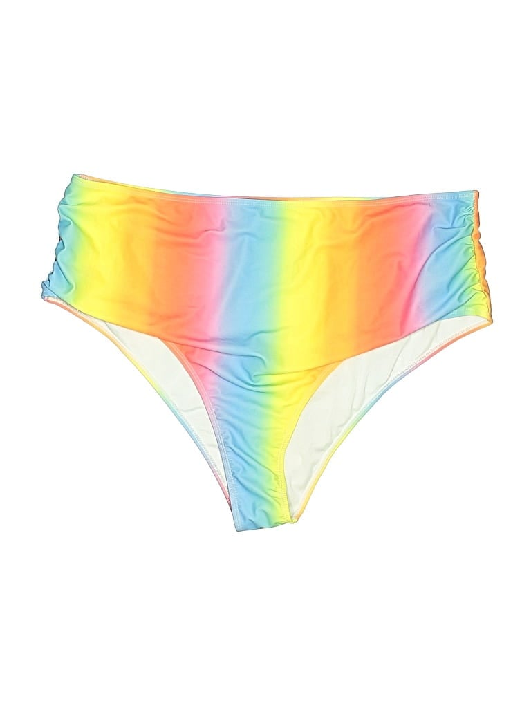 Pre-owned Unbranded Swimsuit Bottoms In Silver