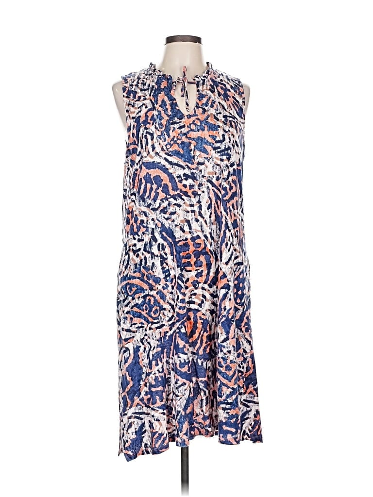 Click to view more detailed imagery on our partner's website Pre-owned Nic + Zoe Casual Dress In Blue