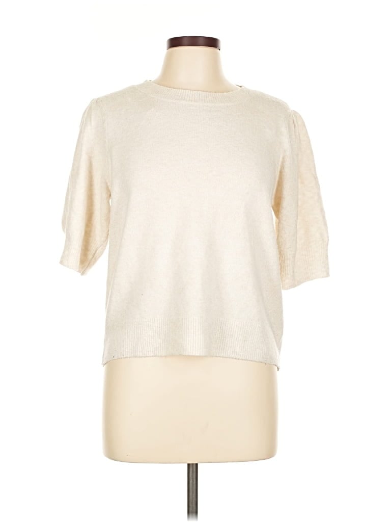 Pre-owned Only Pullover Sweater In White