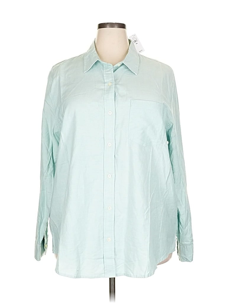 Click to view more detailed imagery on our partner's website Pre-owned Gap Long Sleeve Button Down Shirt In Blue