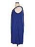 Jessica Howard Solid Blue Casual Dress Size 14 - photo 5