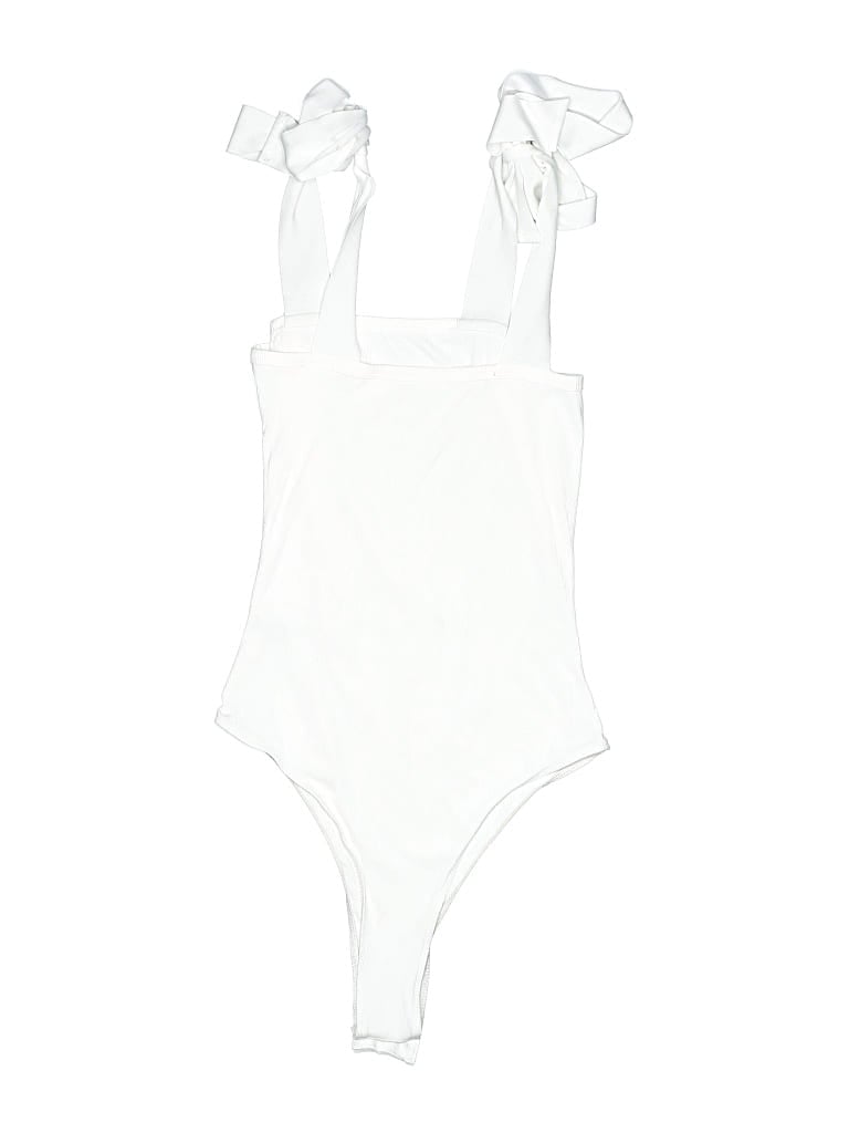 Pre-owned Motf Bodysuit In White