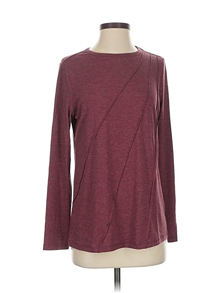 AUTOMET Pre-owned Long Sleeve T-shirt In Burgundy