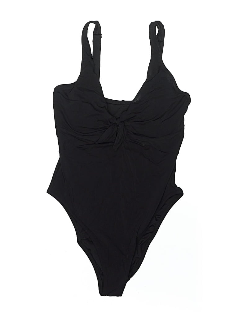Pre-owned Robin Piccone One Piece Swimsuit In Black