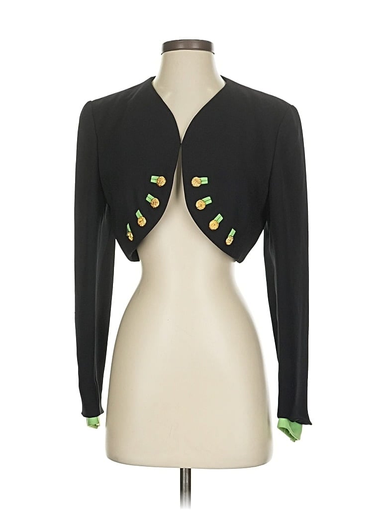 Click to view more detailed imagery on our partner's website Pre-owned Teri Jon Blazer Jacket In Black
