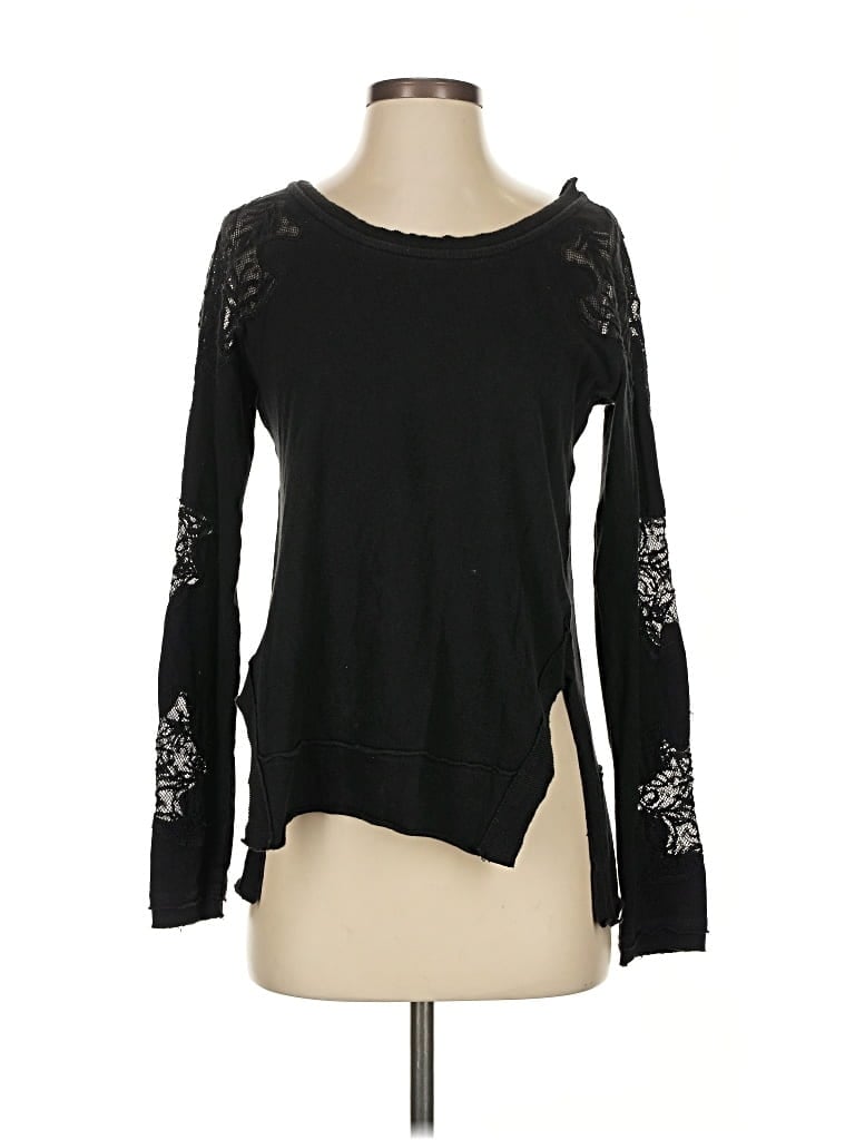 FREE PEOPLE Pre-owned Pullover Sweater In Black