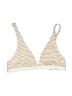 Cupshe Stripes Ivory Pink Swimsuit Top Size XL - photo 1