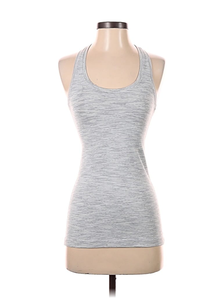 Pre-owned Lululemon Athletica Active Tank Top In Gray