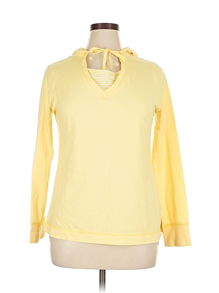 Pre-owned Danskin Now Sweatshirt In Yellow