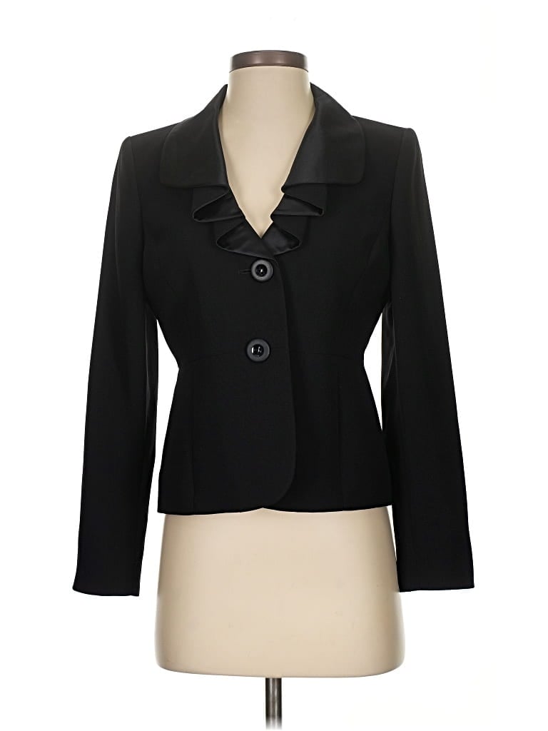 Pre-owned Le Suit Blazer Jacket In Black