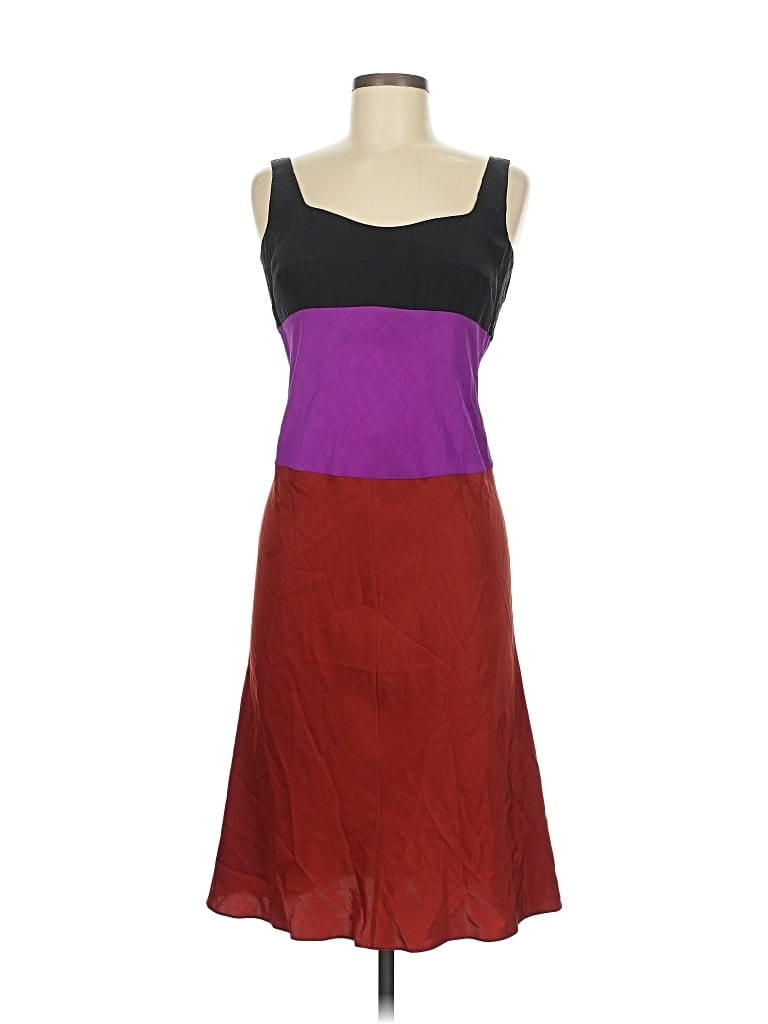 Pre-owned Narciso Rodriguez Casual Dress In Burgundy