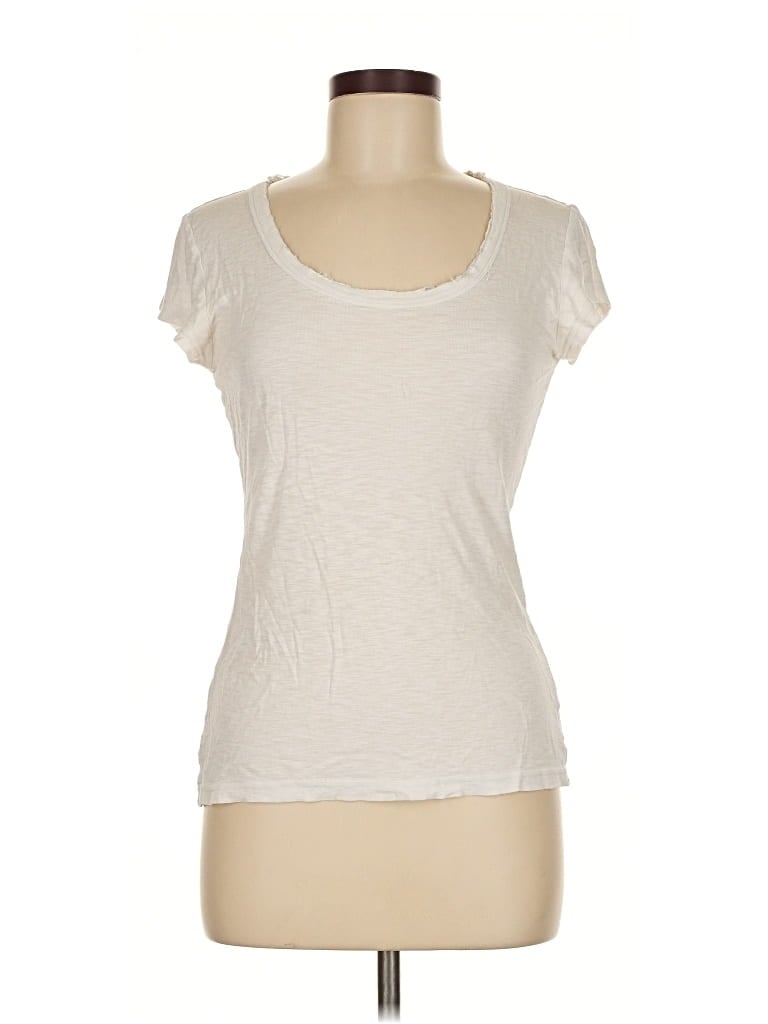 Pre-owned Cynthia Rowley Tjx Short Sleeve T-shirt In White