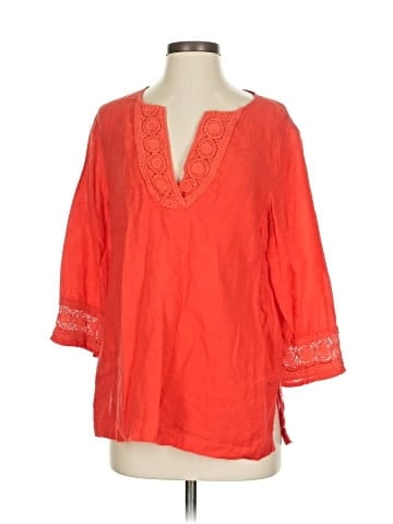 Sigrid Olsen 3/4 Sleeve Blouse (view 1)