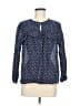 J.Crew Blue Long Sleeve Blouse Size M - photo 1