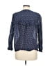 J.Crew Blue Long Sleeve Blouse Size M - photo 2
