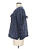J.Crew Blue Long Sleeve Blouse Size M - photo 5