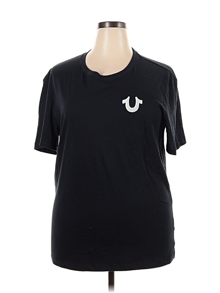 Pre-owned True Religion Short Sleeve T-shirt In Black