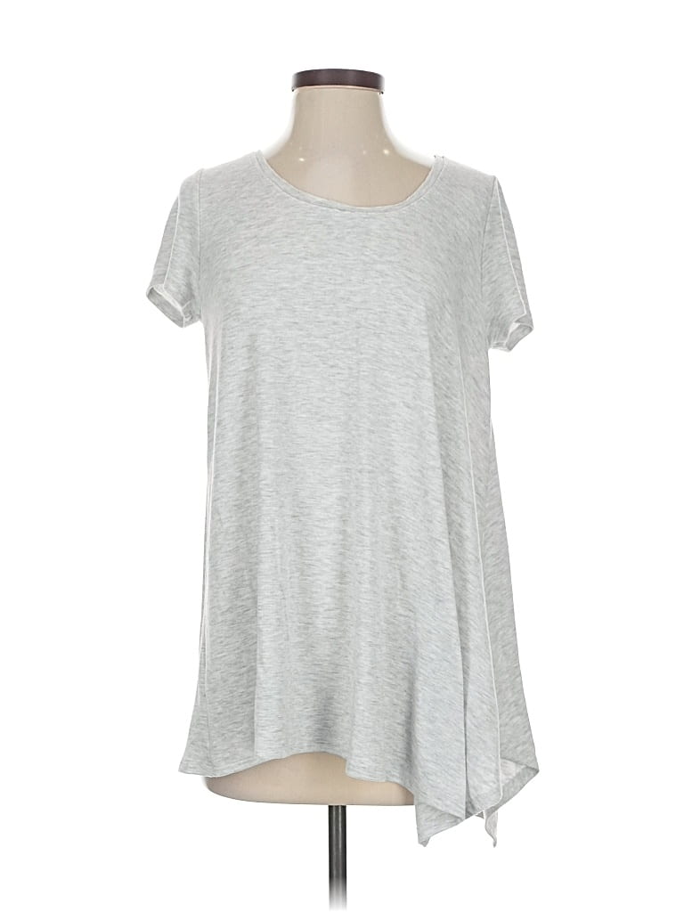 Pre-owned H By Bordeaux Short Sleeve T-shirt In Silver