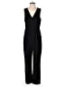 Express 100% Polyester Solid Black Jumpsuit Size M - photo 1