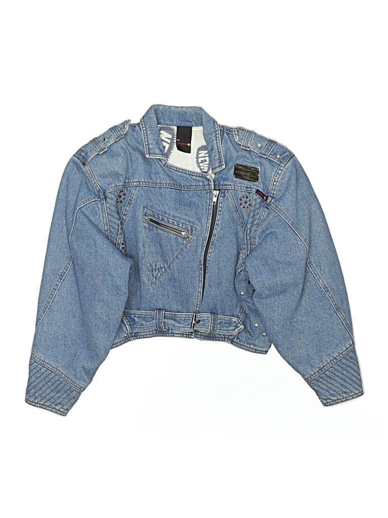 Pre-owned Assorted Brands Kids' Denim Jacket In Blue