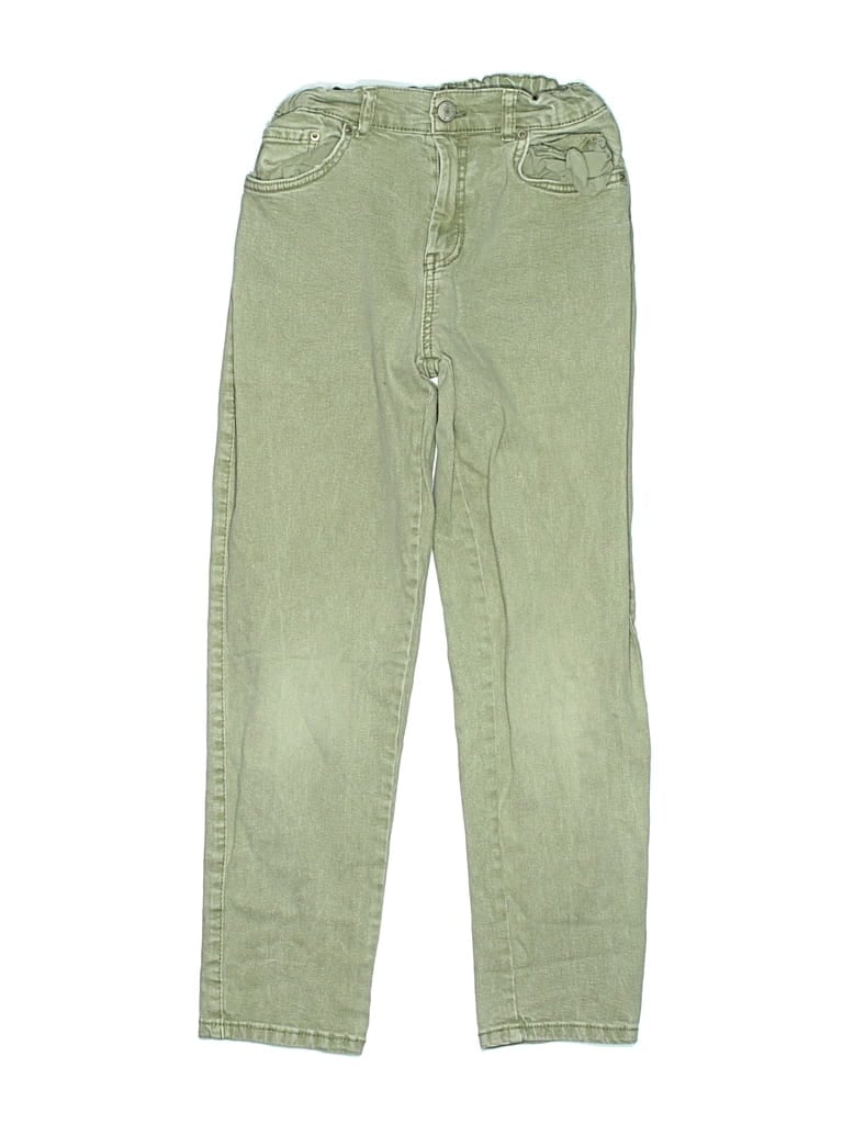 Pre-owned Zara Kids' Jeans In Green