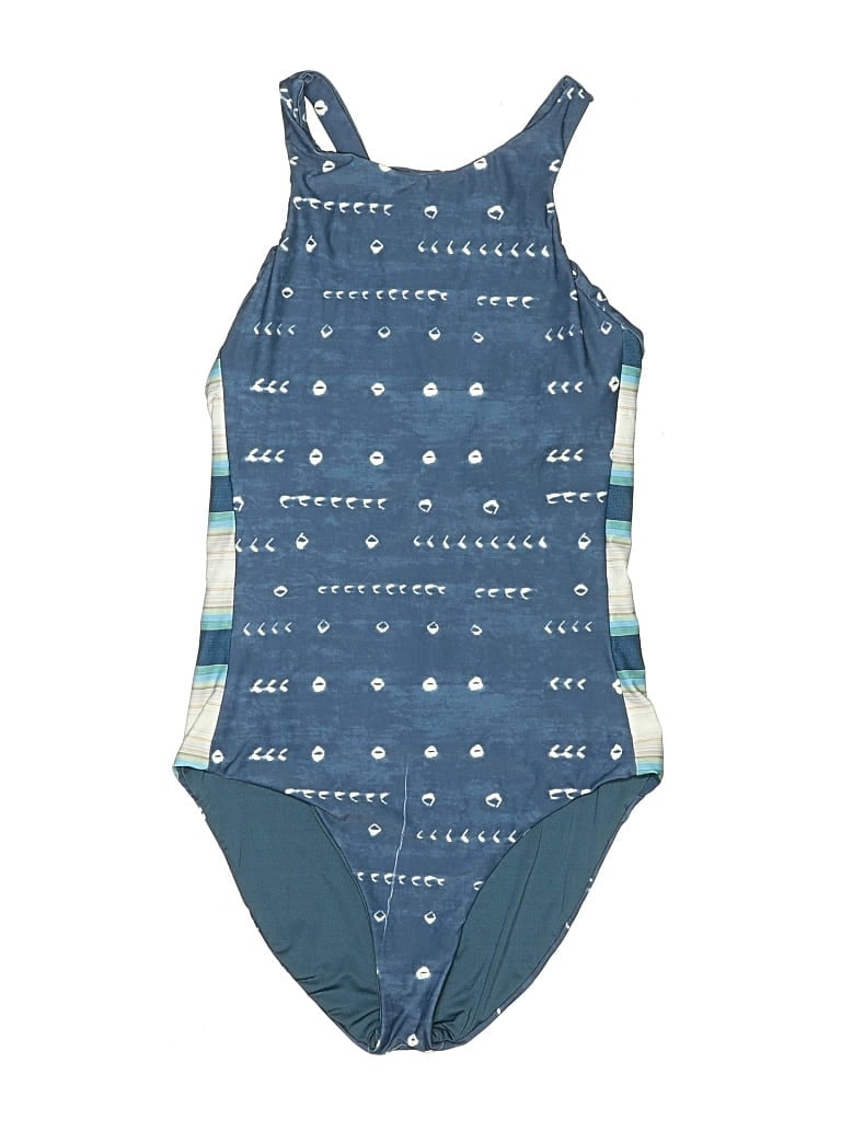 Pre-owned Carve Designs One Piece Swimsuit In Blue